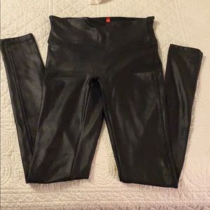 Spanx faux leather leggings